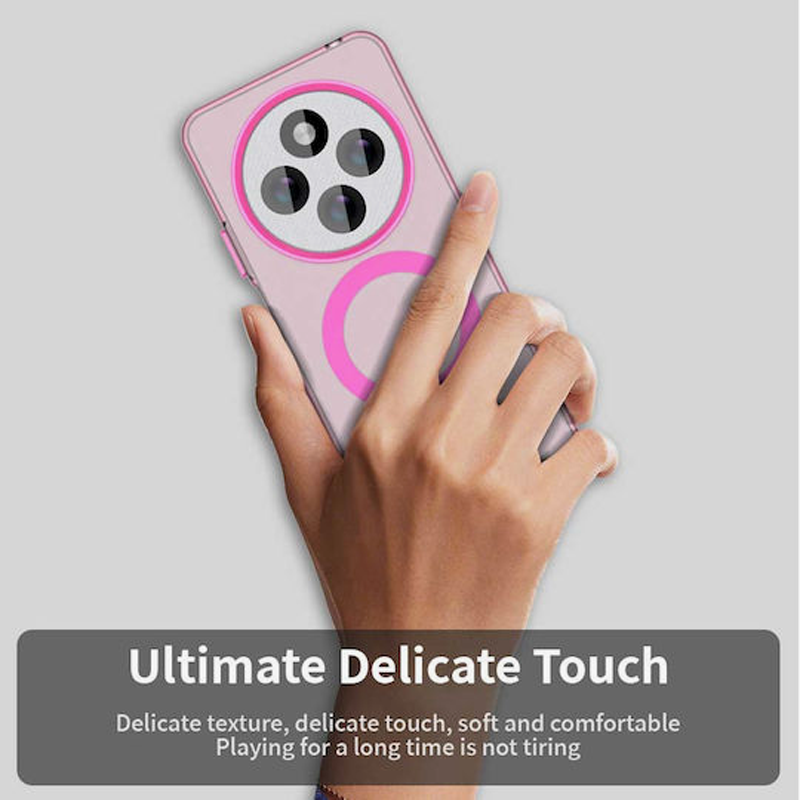 Techsuit Xiaomi Redmi 14C / Poco C75 CandyCase MagSafe Θήκη με Πλαίσιο Σιλικόνης - Pink