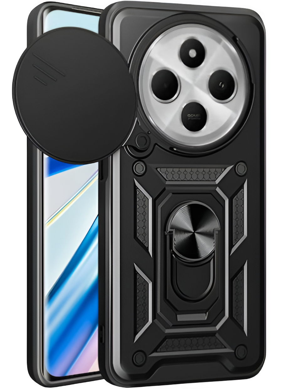Techsuit Xiaomi Redmi 14C / Poco C75 CamShield Series Θήκη Σκληρή - Black
