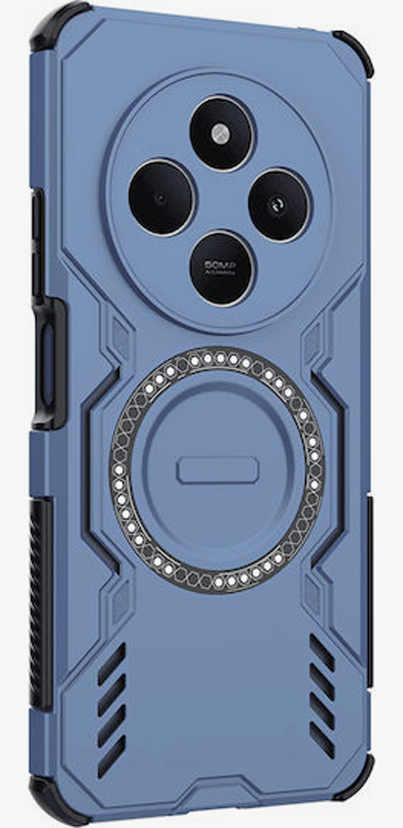 Techsuit Xiaomi Redmi 14C / Poco C75 MagSafe Armor Θήκη Σκληρή - Blue