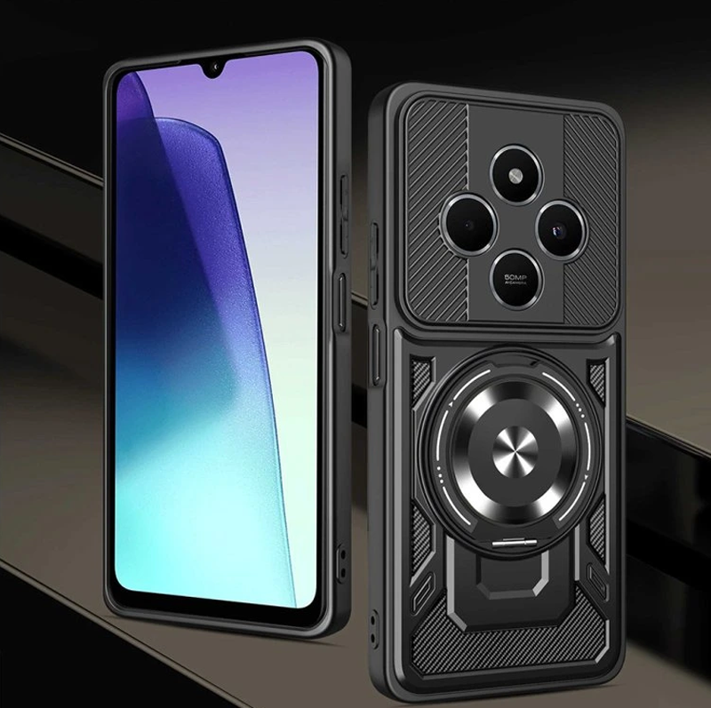 Techsuit Xiaomi Redmi 14C / Poco C75 RuggedCam Θήκη Σκληρή - Black