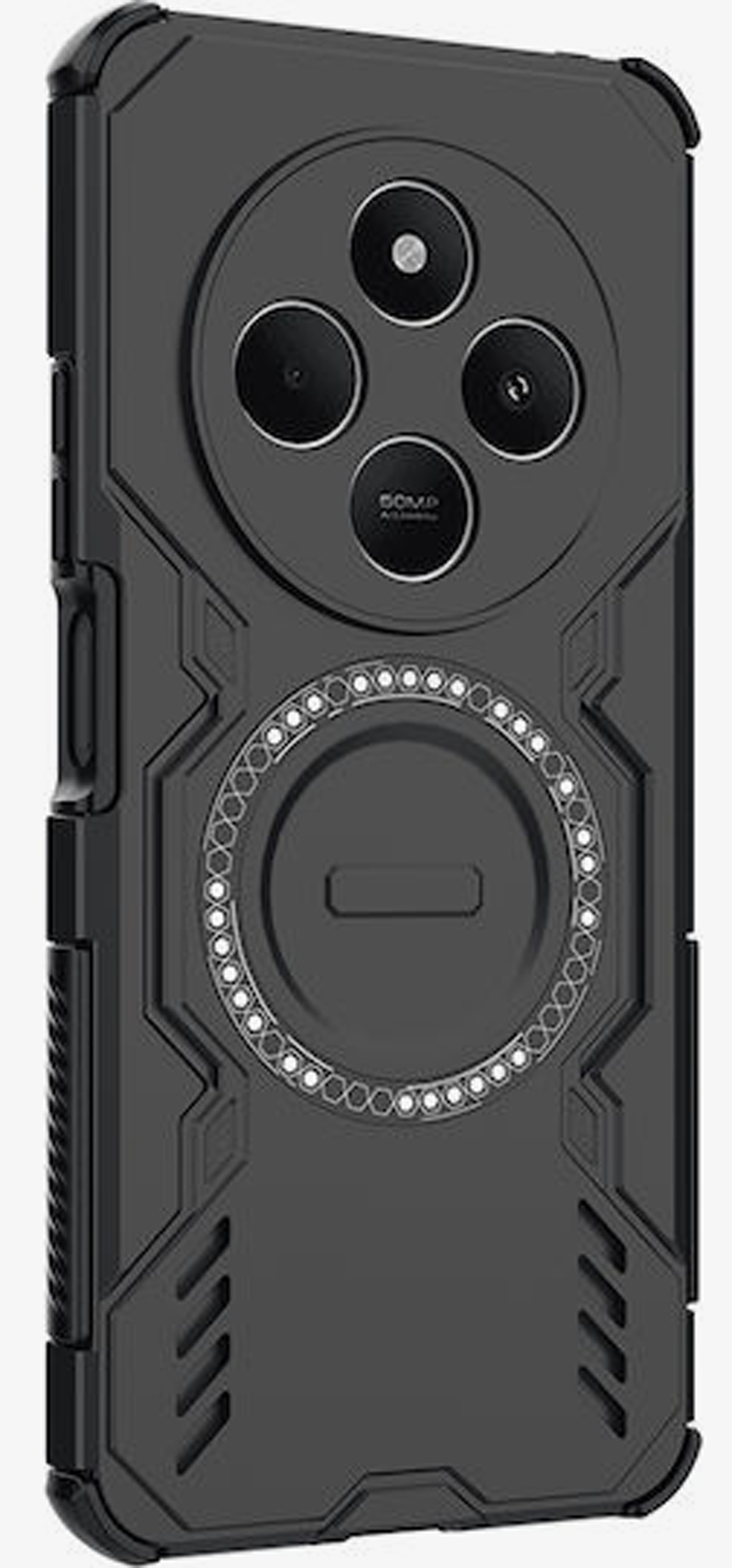Techsuit Xiaomi Redmi 14C / Poco C75 MagSafe Armor Θήκη Σκληρή - Black