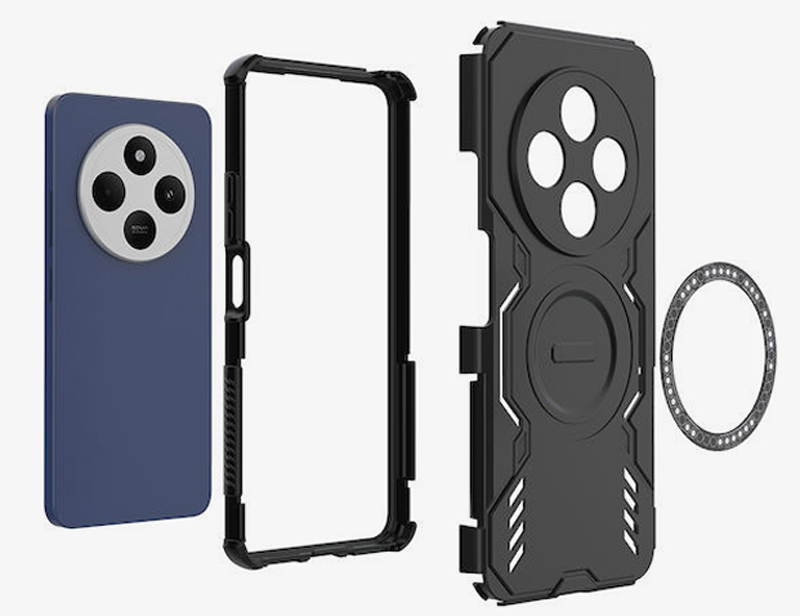 Techsuit Xiaomi Redmi 14C / Poco C75 MagSafe Armor Θήκη Σκληρή - Black