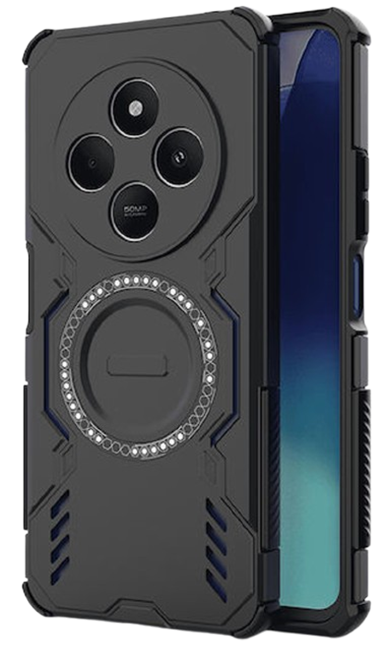 Techsuit Xiaomi Redmi 14C / Poco C75 MagSafe Armor Θήκη Σκληρή - Black