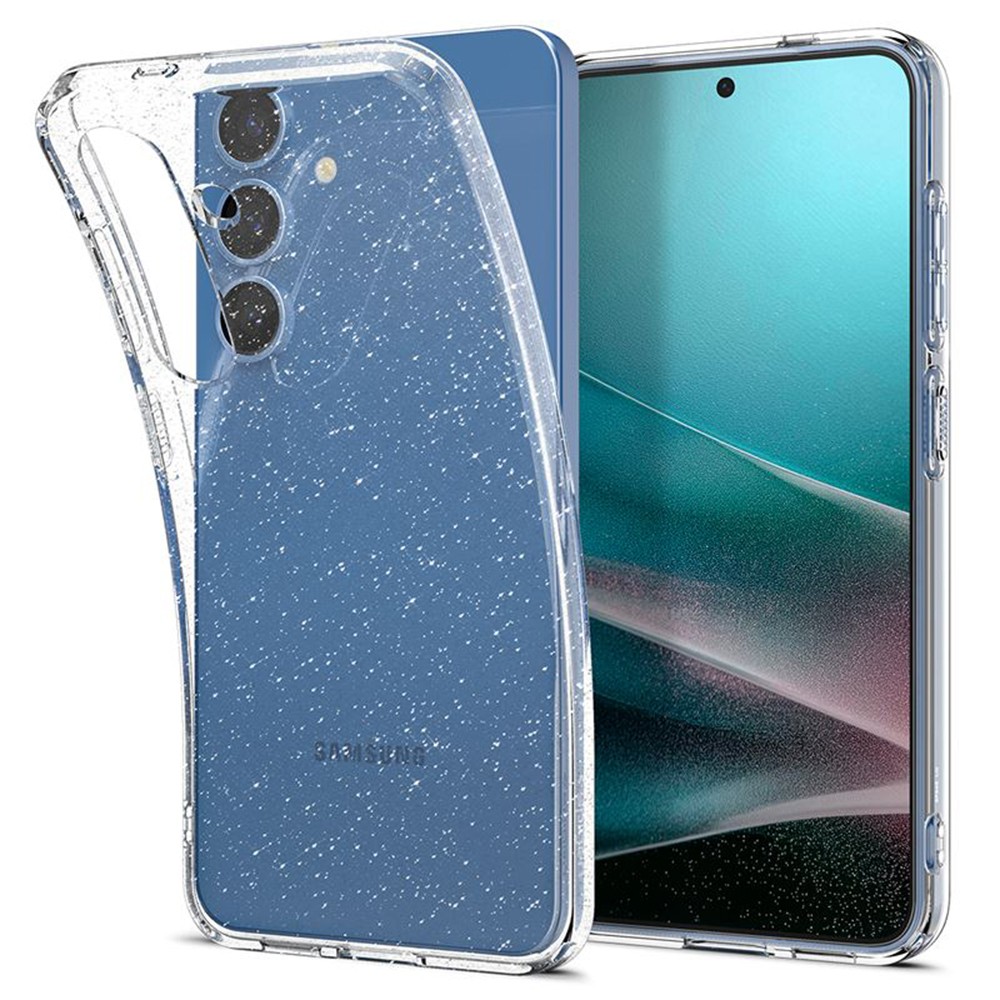 Spigen Samsung Galaxy S25 5G Liquid Crystal Glitter Θήκη Σιλικόνης - Διάφανη