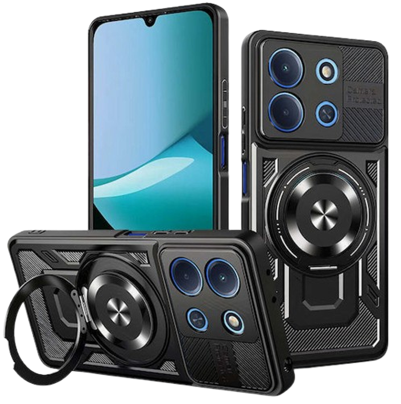 Techsuit Xiaomi Redmi 15C 4G / Poco C85 Rugged Cam Θήκη Σκληρή - Black