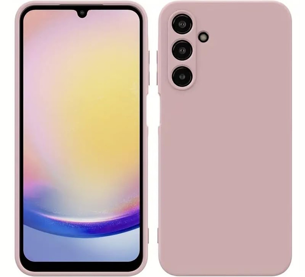 Forcell Samsung Galaxy A24 5G/4G Soft Touch Θήκη Σιλικόνης - Coffee