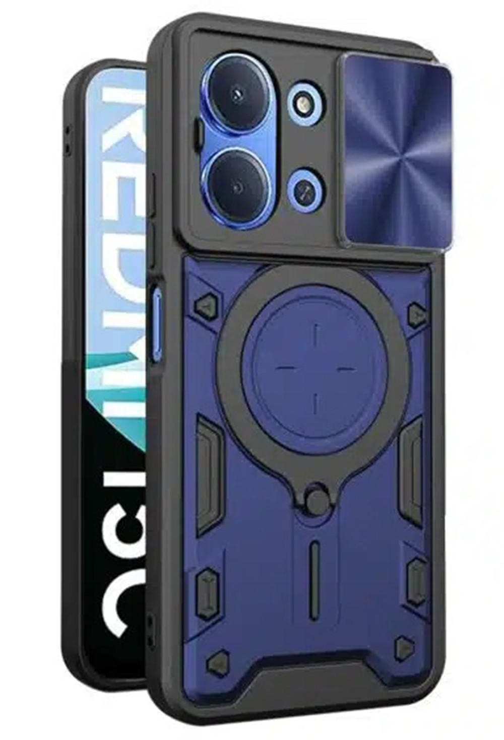 Techsuit Xiaomi Redmi 15C 4G / Poco C85 MagSafe CamGuard Pro Θήκη Σκληρή - Blue