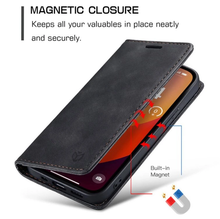 Techsuit Xiaomi Redmi 15C 4G / 5G / Poco C85 Confy Cover Θήκη Βιβλίο - Black