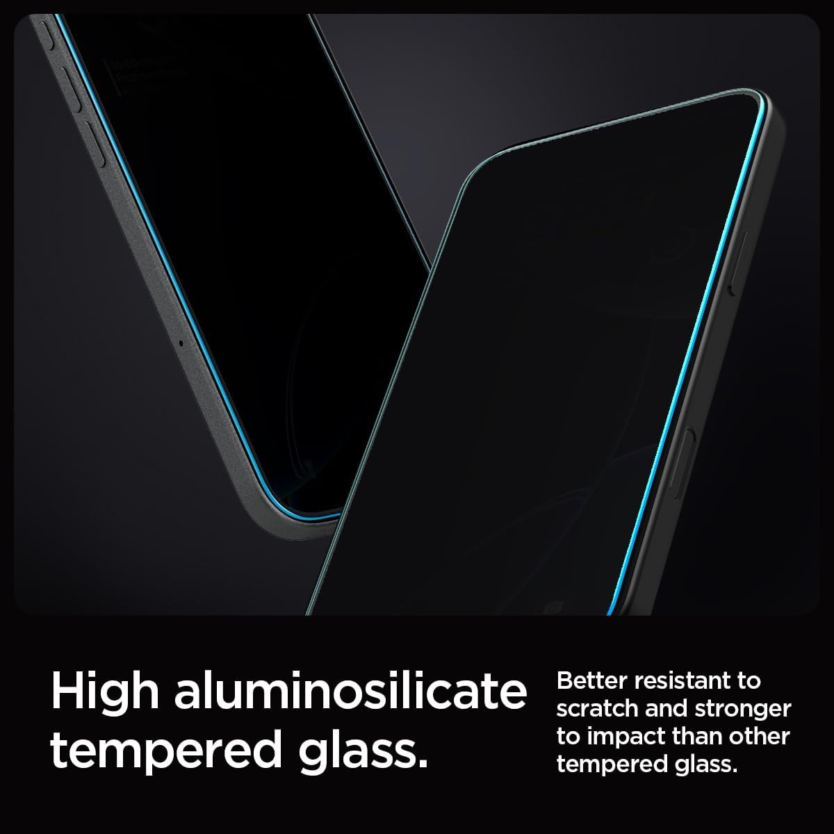 iPhone 17 Pro Max / 16 Pro Max Spigen (x2.Pack) GLAS.tR EZ FIT Premium Tempered Glass Screen Protector AGL07908