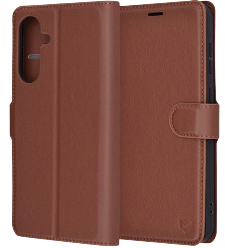 Techsuit Samsung Galaxy A56 5G Leather Folio Θήκη Βιβλίο - Brown