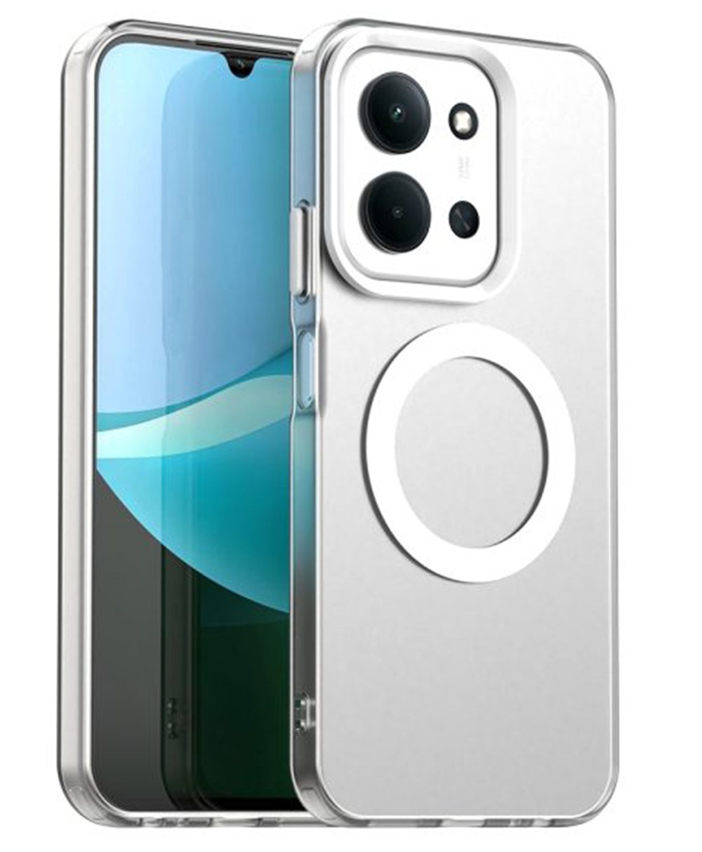 Techsuit Xiaomi Redmi 15C 4G / 5G / Poco C85 CandyCase MagSafe Θήκη Σκληρή Διάφανη - White