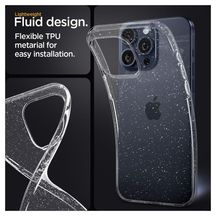 Techsuit Xiaomi Redmi 15C 4G / Poco C85 SparkleSkin Series Glitter Θήκη Σιλικόνης - Διάφανη