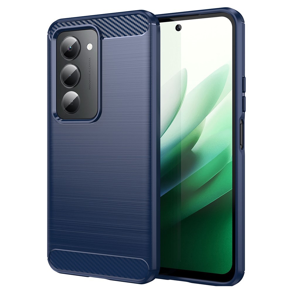 Techsuit Xiaomi Redmi 15 4G / 5G Carbon Θήκη Σιλικόνης - Blue