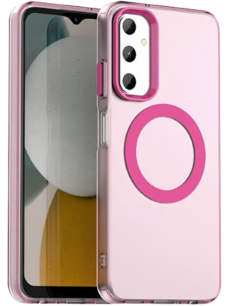 Techsuit Samsung Galaxy A05s MagSafe CandyCase Θήκη Σκληρή Διάφανη - Pink
