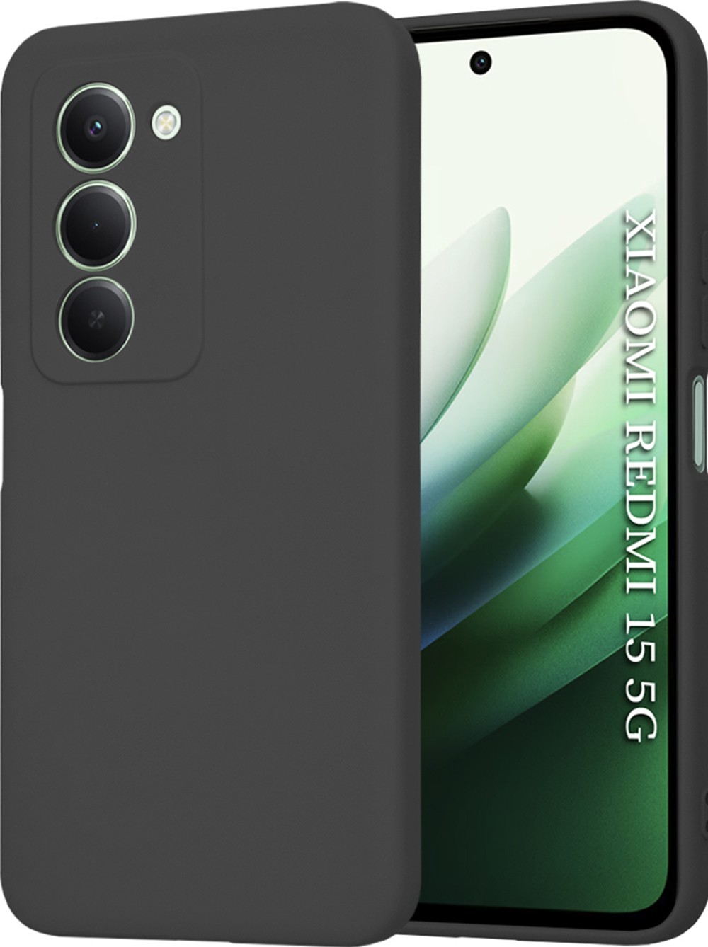 Techsuit Xiaomi Redmi 15 4G / 5G Softflex Θήκη Σιλικόνης - Black