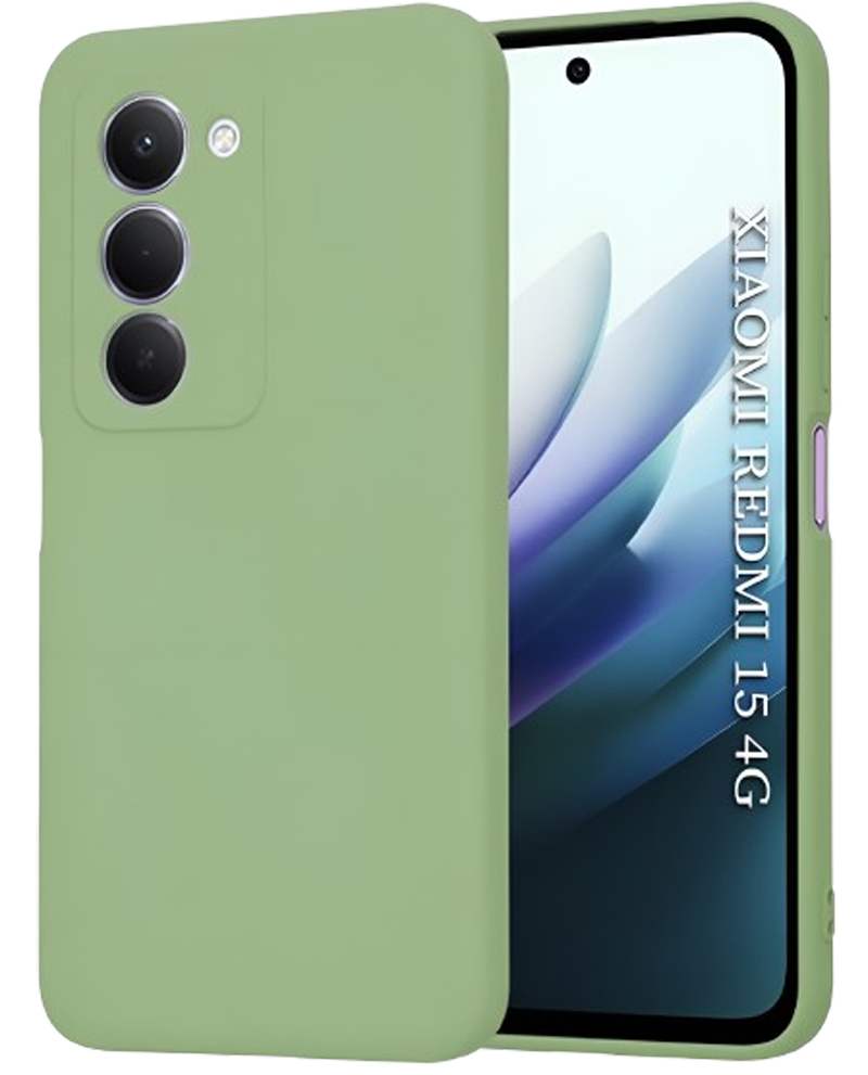 Techsuit Xiaomi Redmi 15 4G / 5G SoftFlex Θήκη Σιλικόνης - Mint Green