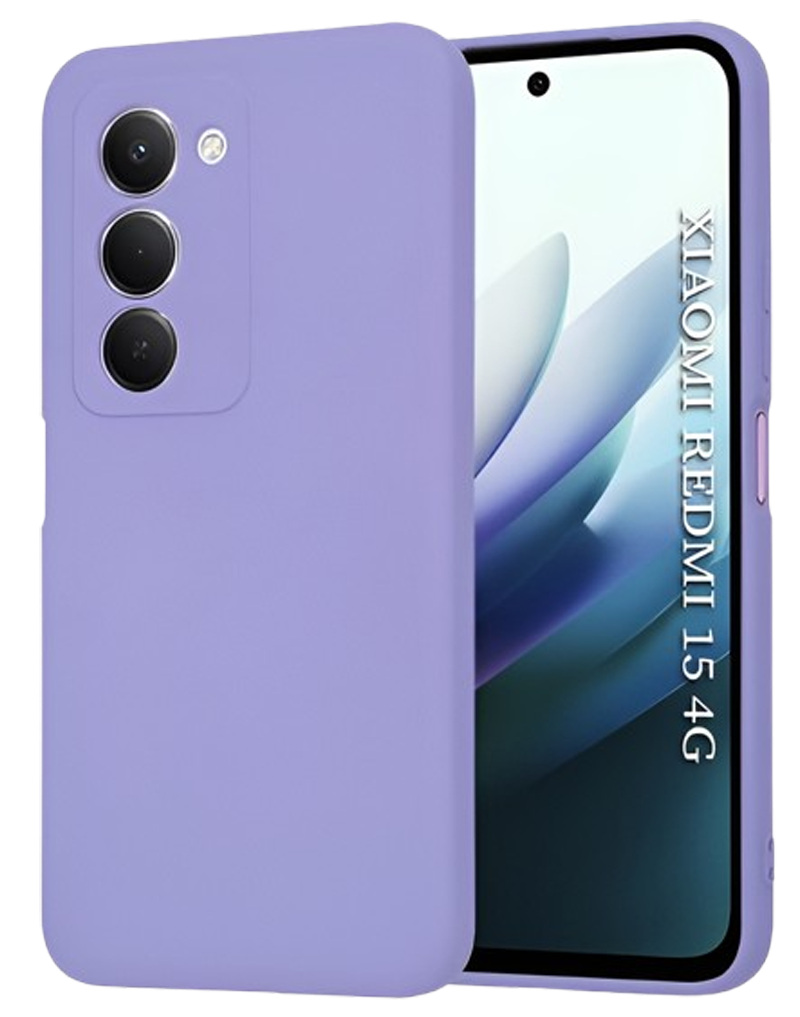 Techsuit Xiaomi Redmi 15 4G / 5G SoftFlex Θήκη Σιλικόνης - Light Purple