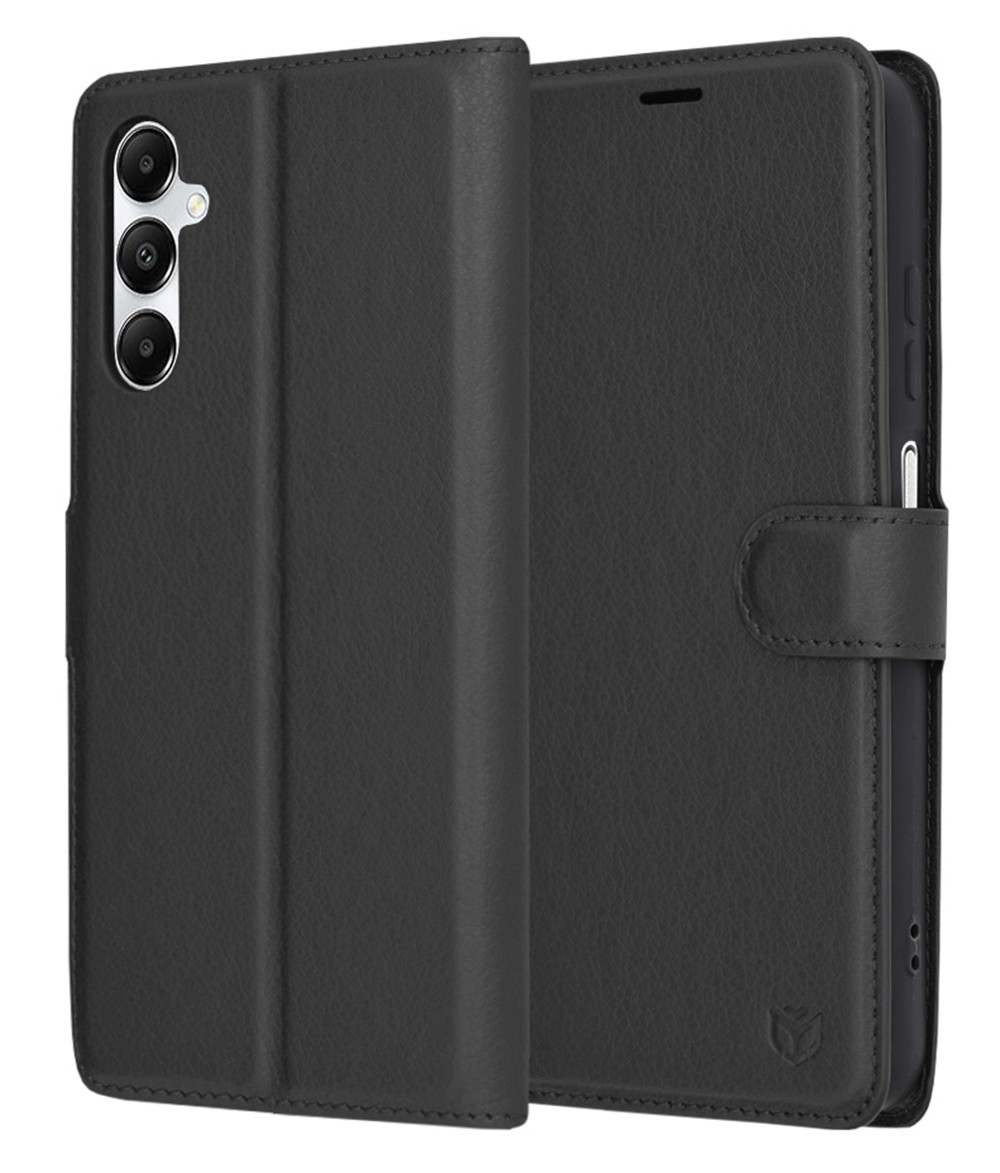 Techsuit Samsung Galaxy A05s Leather Folio Θήκη Βιβλίο - Black