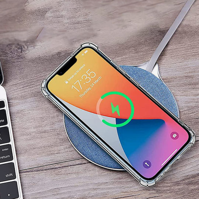 Techsuit iPhone 13 Pro Max MagSafe Shockproof Clear Θήκη Σιλικόνης - Διάφανη