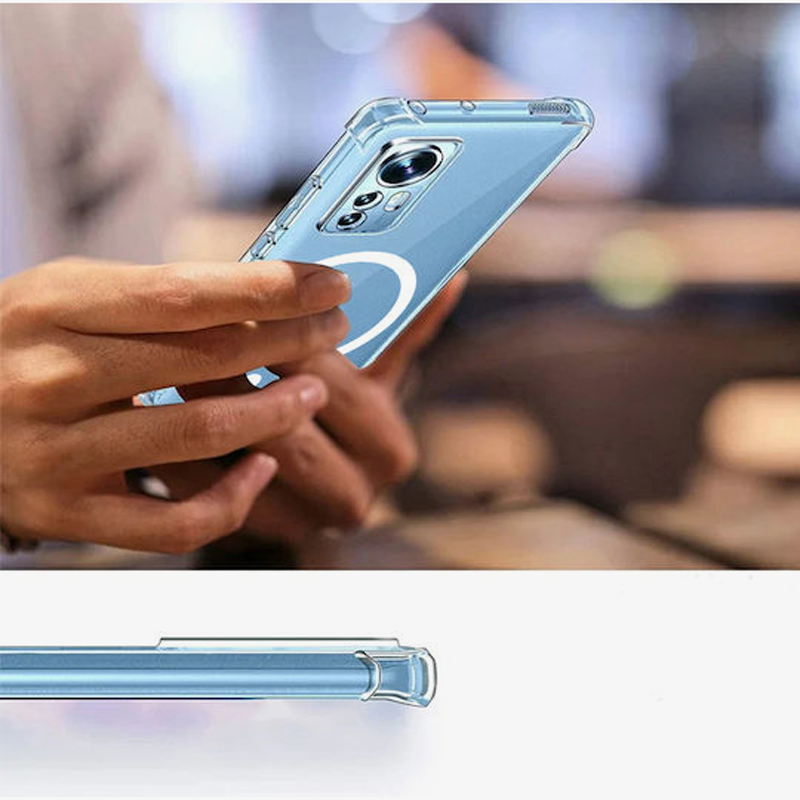 Techsuit iPhone 14 Pro Max MagSafe Shockproof Clear Θήκη Σιλικόνης - Διάφανη