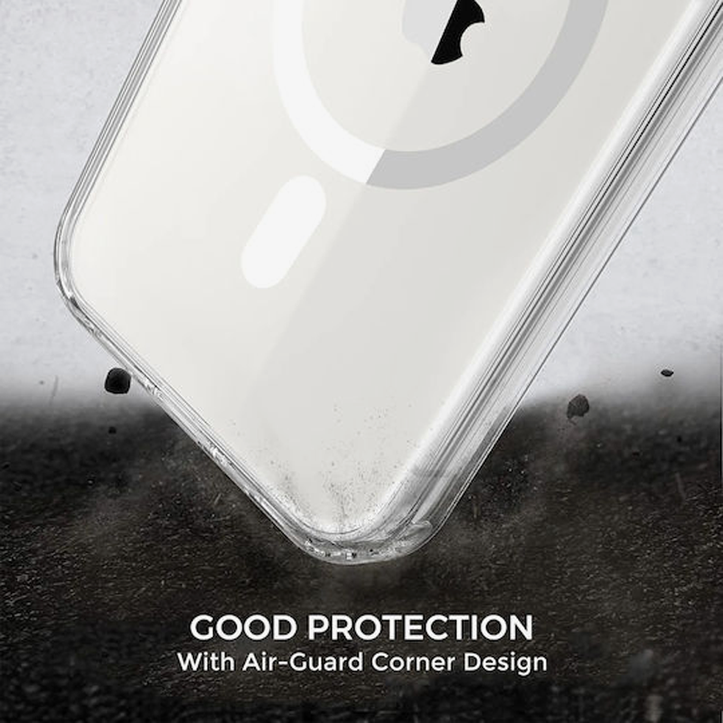 Techsuit iPhone 13 Pro Max Magsafe Pro Θήκη Σιλικόνης - Διάφανη