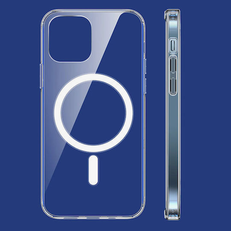 Techsuit iPhone 13 Pro Max Magsafe Pro Θήκη Σιλικόνης - Διάφανη