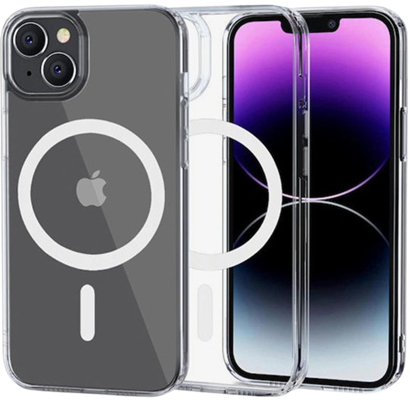 Techsuit iPhone 13 Pro Max Magsafe Pro Θήκη Σιλικόνης - Διάφανη