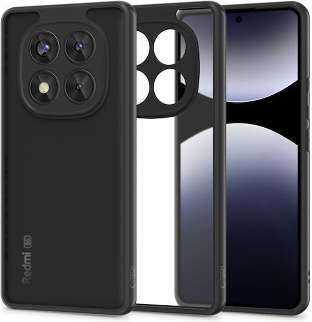 Tech Protect Xiaomi Redmi Note 14 Pro 5G / Poco X7 5G MagMat Θήκη Σκληρή Φιμέ - Black