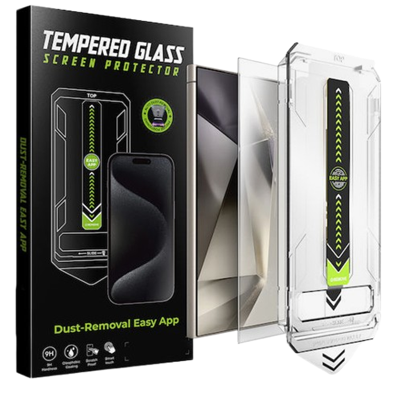 Samsung Galaxy S24 Ultra 5G Προστασία Οθόνης με Μαύρο Περίγραμμα Techsuit 111D Full Glue Tempered Glass