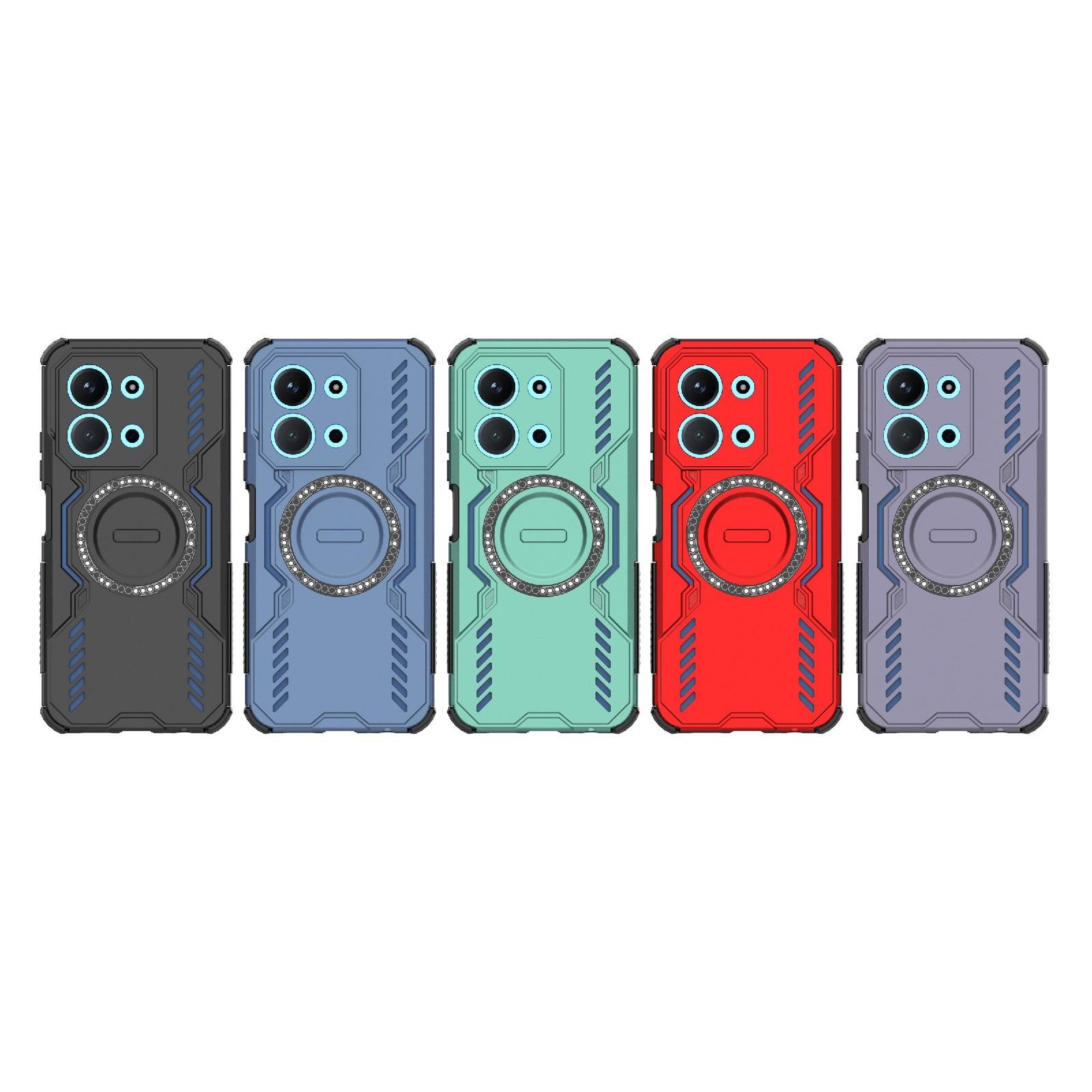 Butterfly Armor Xiaomi Redmi 15C 4G / Poco C85 MagSafe Shockproof Θήκη Σκληρή - Blue