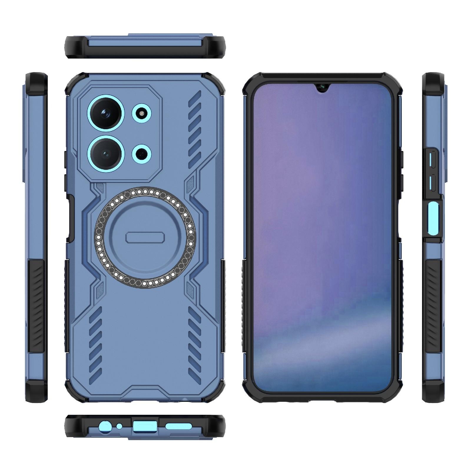 Butterfly Armor Xiaomi Redmi 15C 4G / Poco C85 MagSafe Shockproof Θήκη Σκληρή - Blue