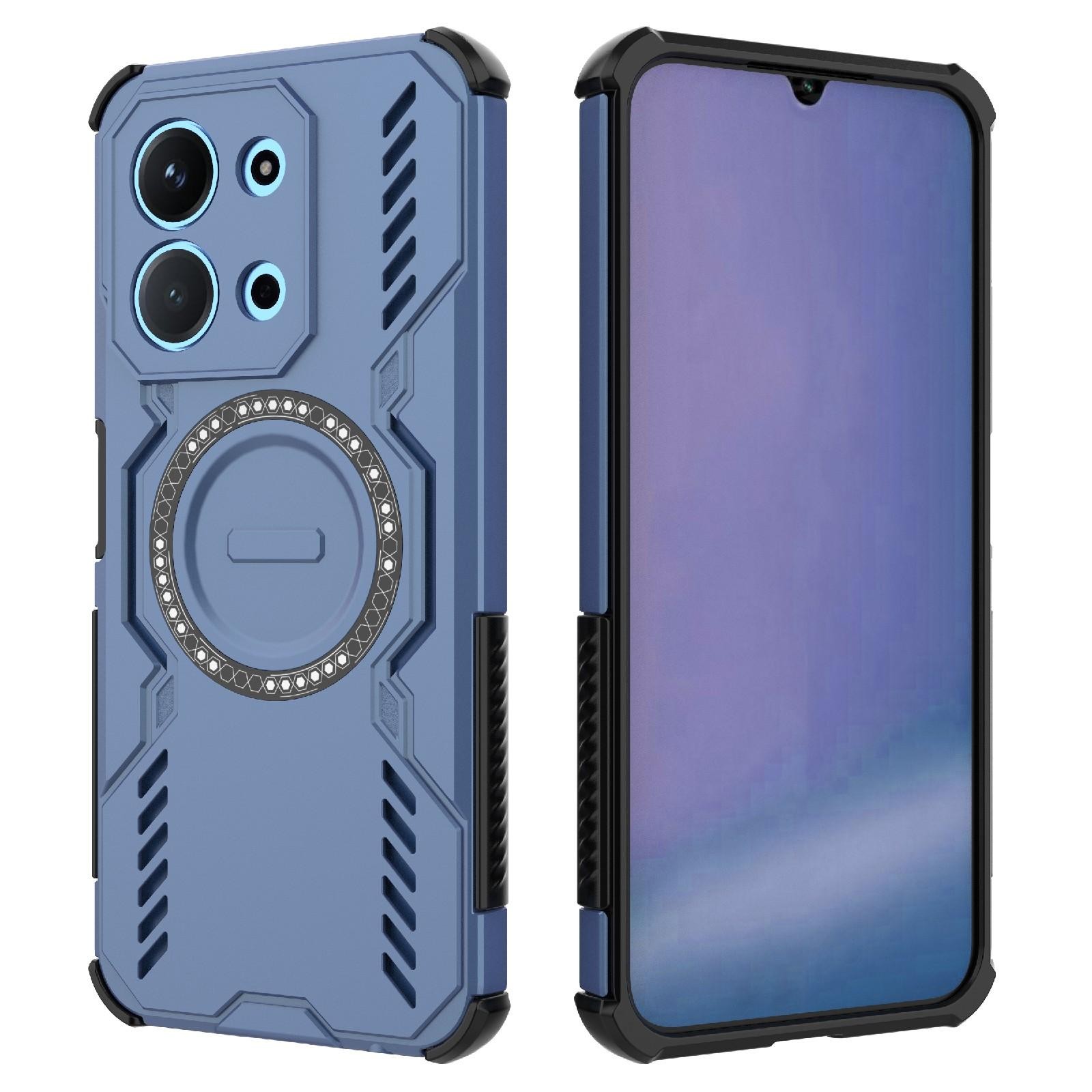 Butterfly Armor Xiaomi Redmi 15C 4G / Poco C85 MagSafe Shockproof Θήκη Σκληρή - Blue