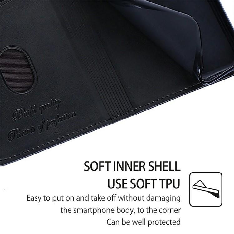ENKAY Xiaomi Redmi 15C 4G / Poco C85 Cow Texture Magnetic Θήκη Βιβλίο - Black