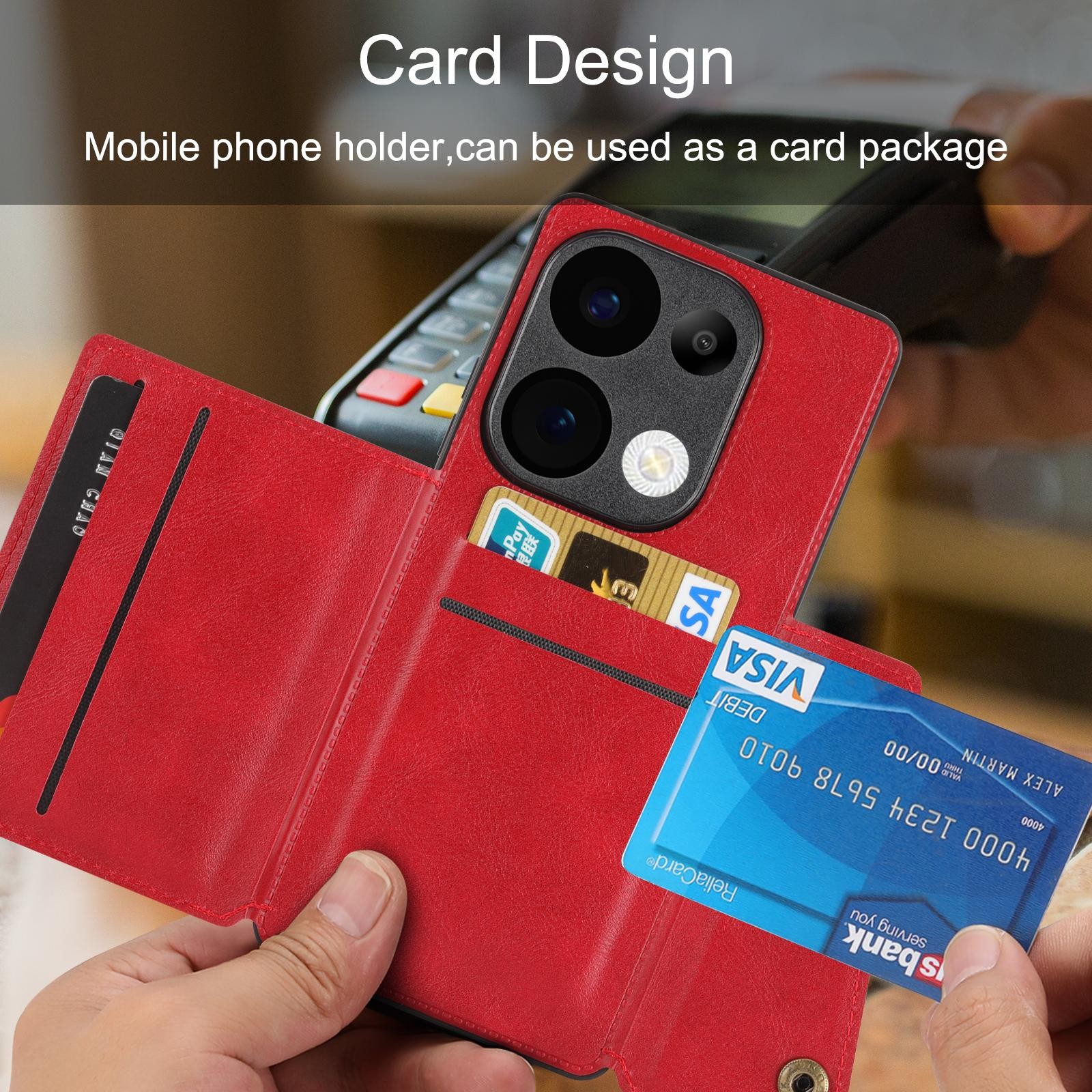 ENKAY Xiaomi Redmi 15C 4G / Poco C85 Double Buckle Card Slots Magnetic Θήκη Σιλικόνης - Grey