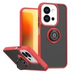 ENKAY Xiaomi Redmi 15C 4G / 5G / Poco C85 Q Shadow 1 Series with Ring Θήκη Σκληρή Φιμέ - Red