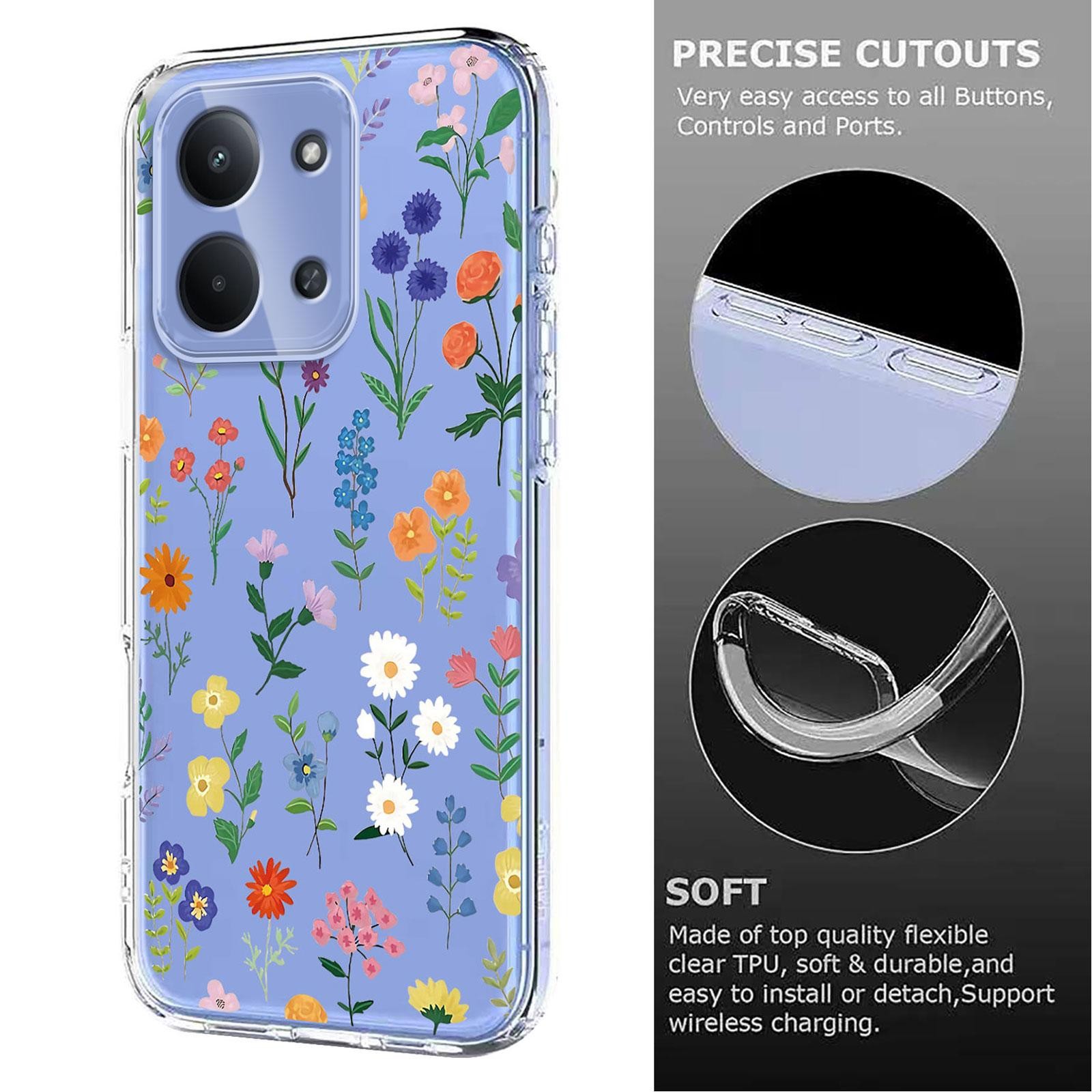 Pattern Xiaomi Redmi 15C 4G / Poco C85 Drawing Θήκη Σιλικόνης με Σχέδιο