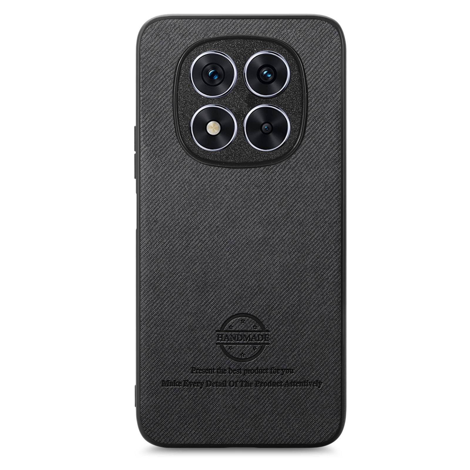 Fabric Xiaomi Redmi 14C 4G / Poco C75 Twill Θήκη Σιλικόνης - Black