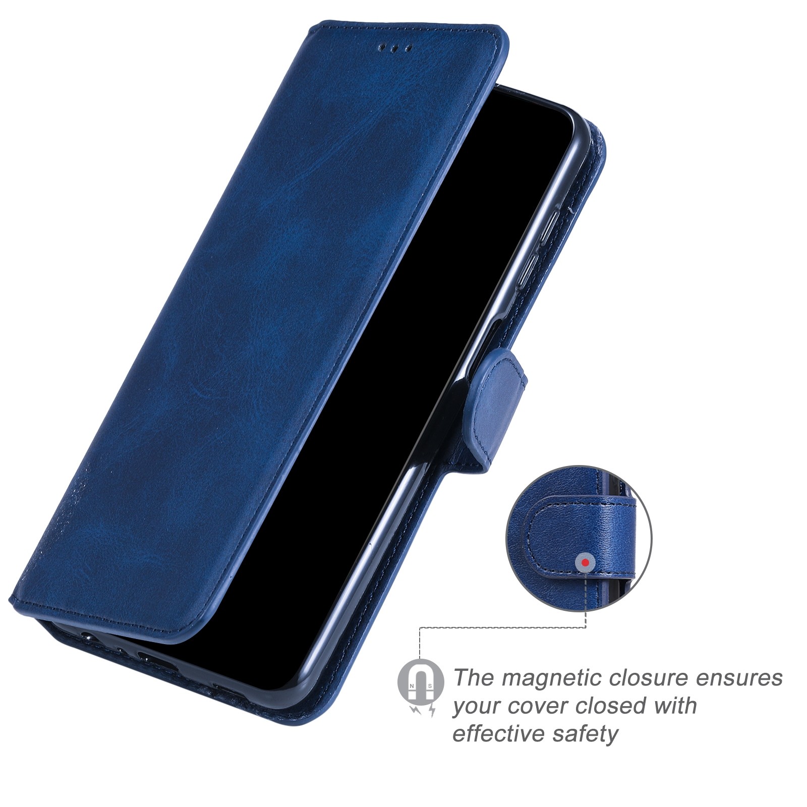 Calf Xiaomi Redmi Note 11 / Note 11S Classic Texture Flip Θήκη Βιβλίο - Blue