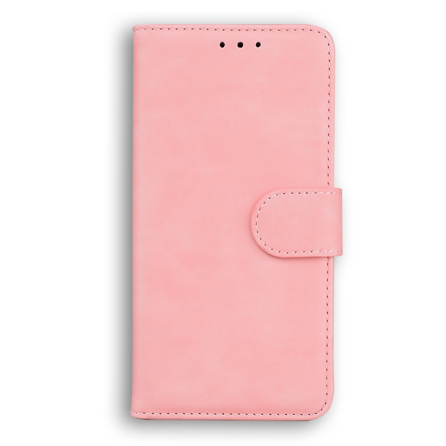 ENKAY Xiaomi Poco X3 NFC / Poco X3 Pro Skin Feel Pure Color Flip Θήκη Βιβλίο - Pink