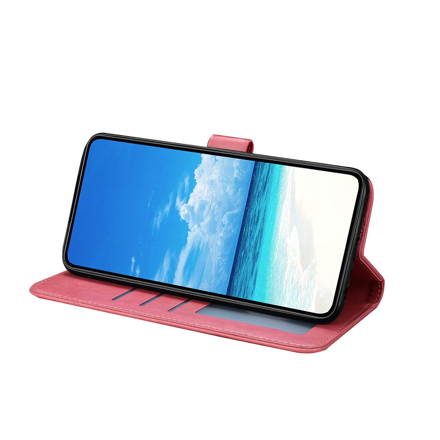 Pattern Samsung Galaxy A13 4G Butterfly Flutter Embossed Θήκη Βιβλίο - Pink
