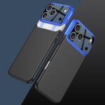 GKK iPhone 17 Pro Max Color Master Splicing Θήκη Σιλικόνης - Blue Black
