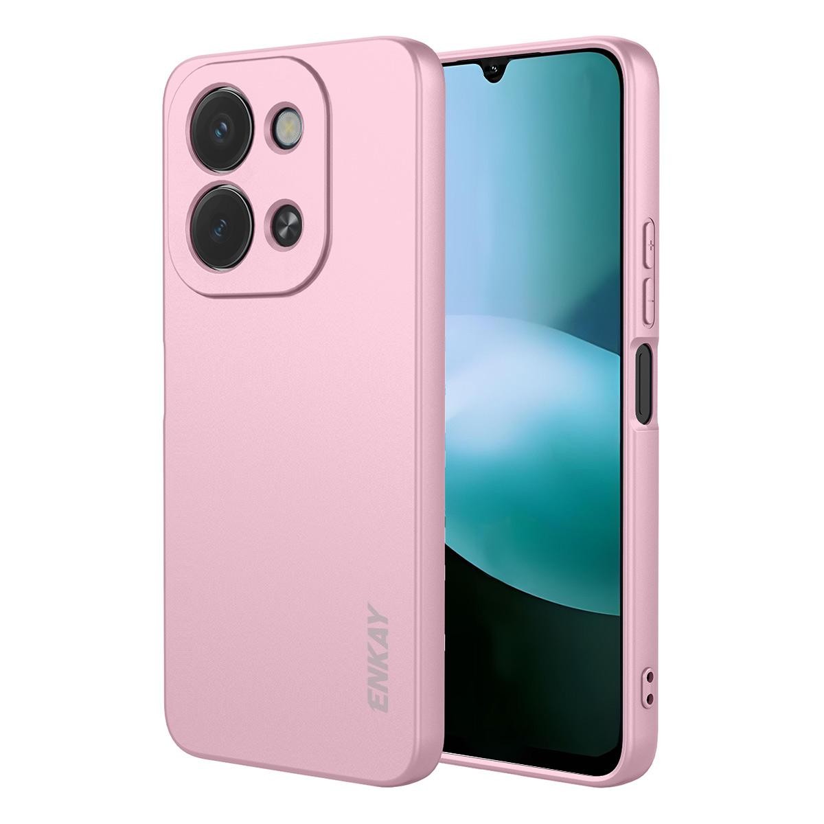 ENKAY Xiaomi Redmi 15C 4G / Poco C85 Liquid Silicone Θήκη Σιλικόνης - Pink