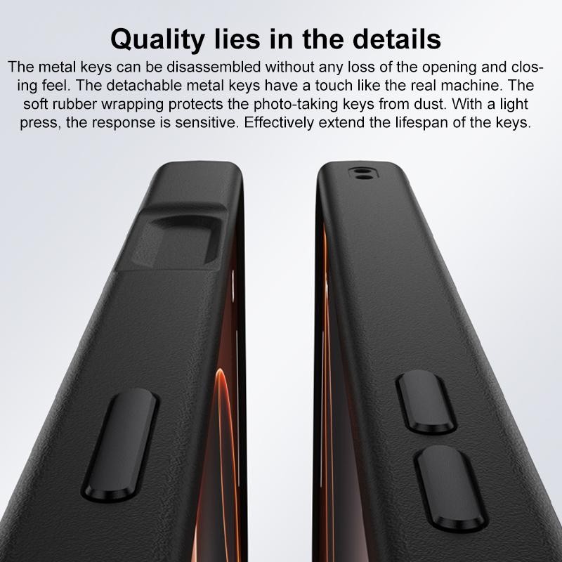 Enkay iPhone 17 Pro Max MagSafe Contrast Color Rotation Holder Θήκη Σκληρή - Orange