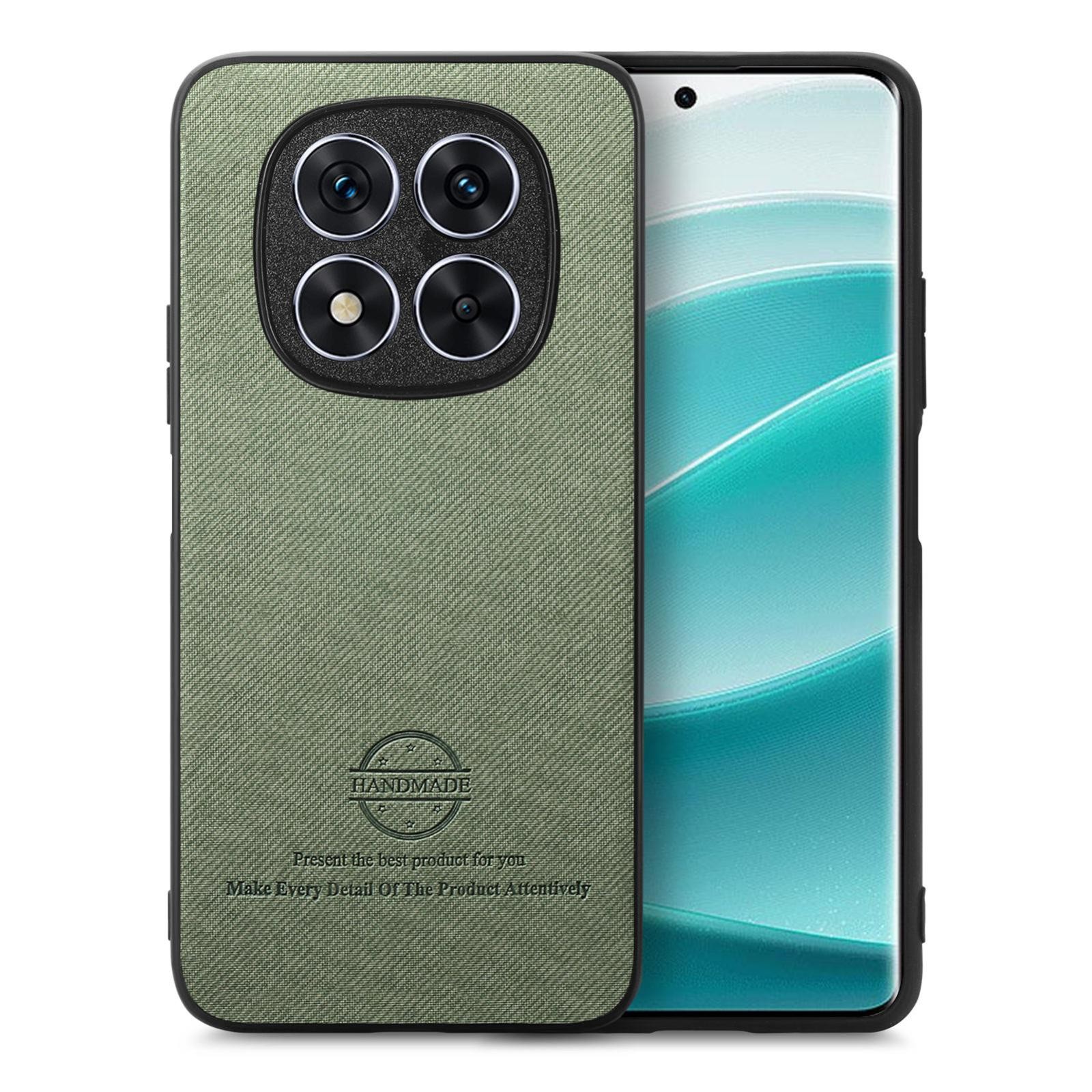Fabric Xiaomi Redmi 14C 4G / Poco C75 Twill Θήκη Σιλικόνης - Green
