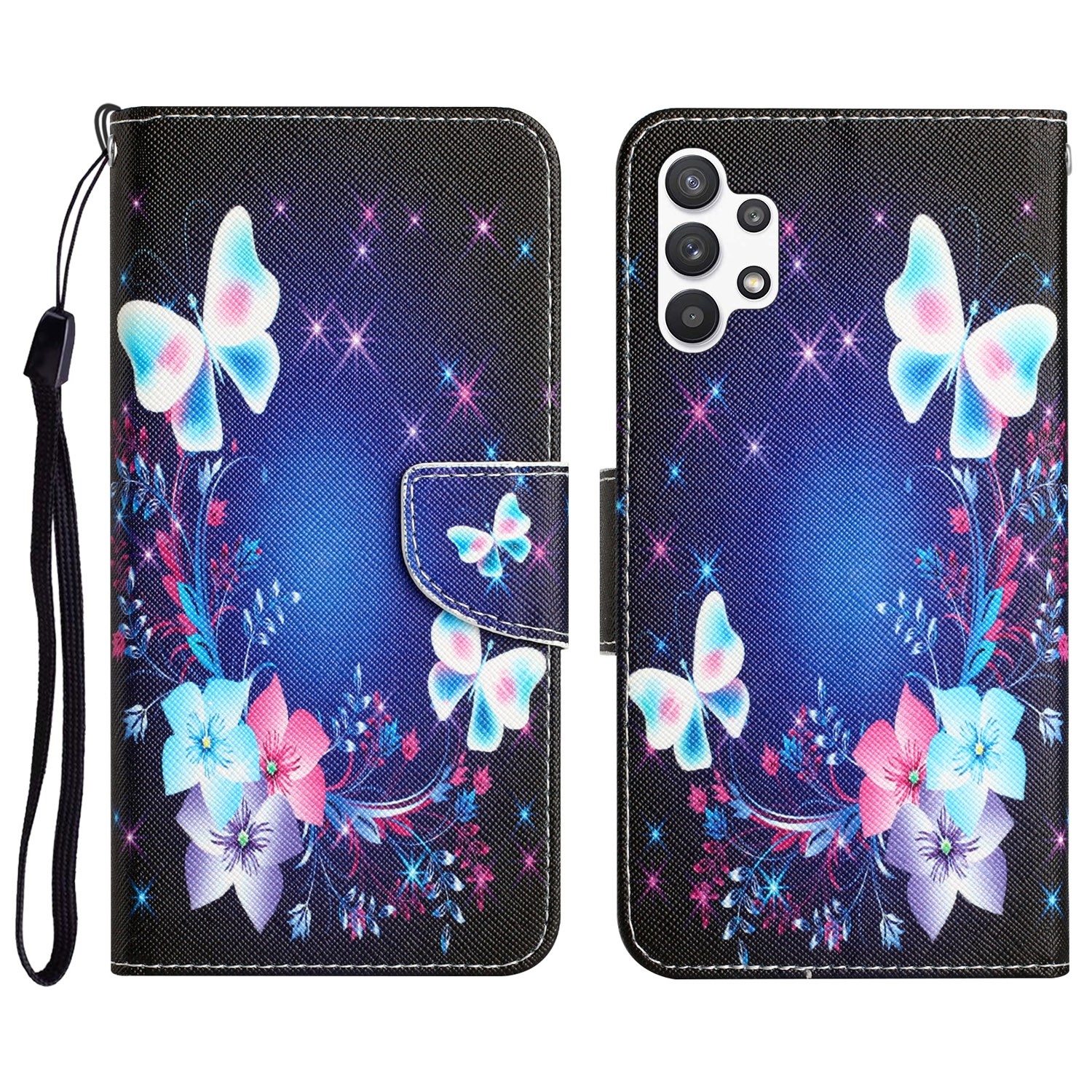 Pattern Samsung Galaxy A13 4G Colored Drawing Θήκη Βιβλίο με Σχέδιο