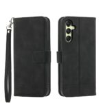 Dierfeng Samsung Galaxy A26 5G / A17 Dream Line TPU Hybrid PU Θήκη Βιβλίο - Black