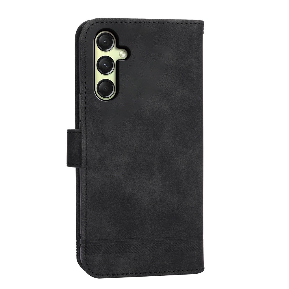 Dierfeng Samsung Galaxy A26 5G / A17 Dream Line TPU Hybrid PU Θήκη Βιβλίο - Black