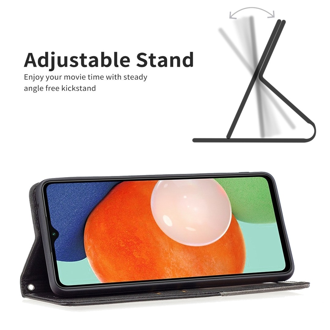 Binfen Color Samsung Galaxy A13 4G Prismatic Invisible Magnetic Θήκη Βιβλίο - Black