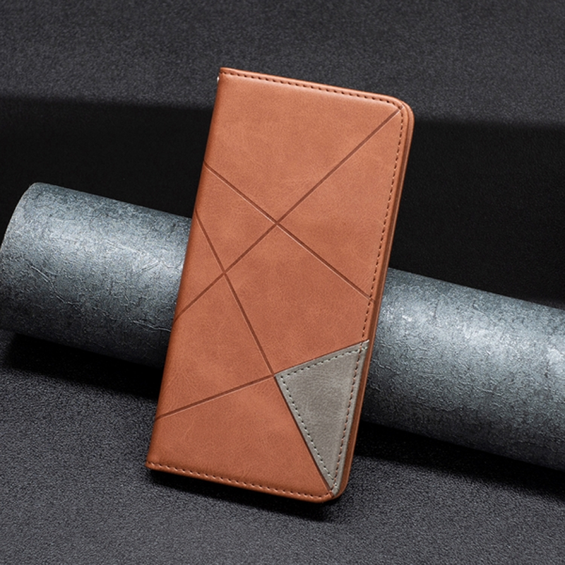 Binfen Color Samsung Galaxy A13 4G Prismatic Invisible Magnetic Θήκη Βιβλίο - Brown