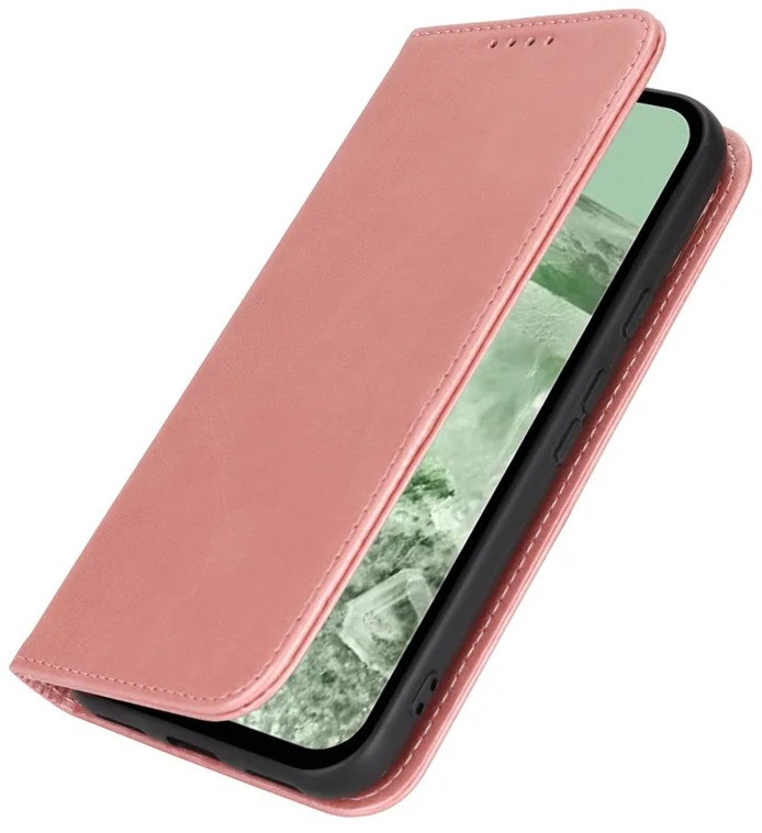 Tel1 Xiaomi Redmi 8A Smart Magnetic Θήκη Βιβλίο - Pink